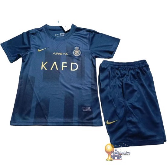 Away Conjunto De Bambino Al Nassr 2023 2024 Blu