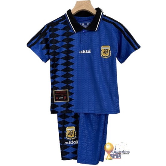 Away Conjunto De Bambino Argentina Retro 1994 Bianco