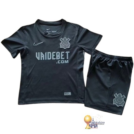 Away Conjunto De Bambino Corinthians Paulista 2024 2025 Nero