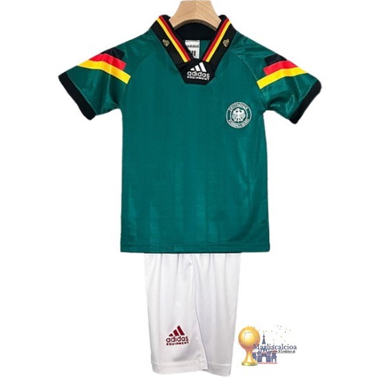 Away Conjunto De Bambino Germania Retro 1992 Verde