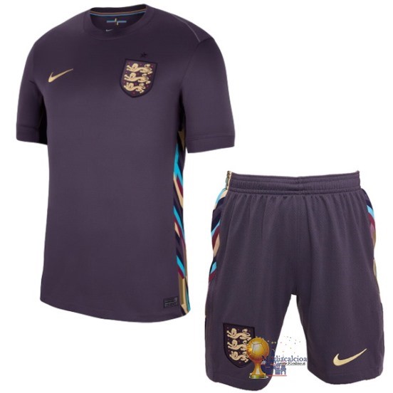 Away Conjunto De Bambino Inghilterra 2024 Purpureo