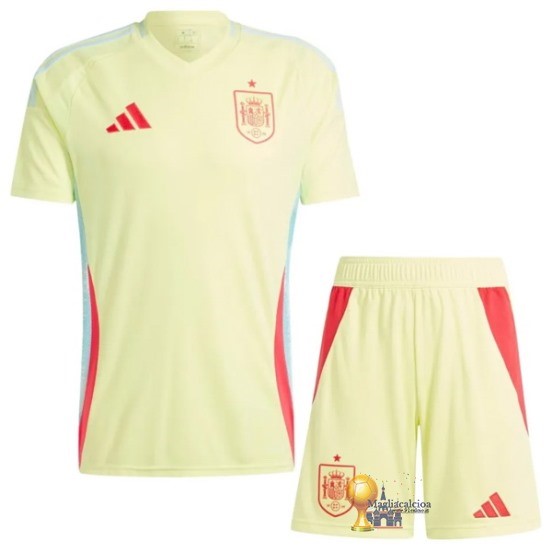 Away Conjunto De Bambino Spagna 2024 Giallo