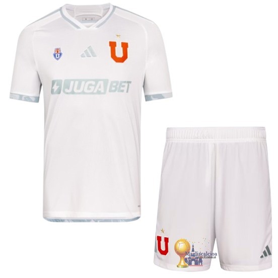 Away Conjunto De Bambino Universidad De Cile 2024 2025 Bianco