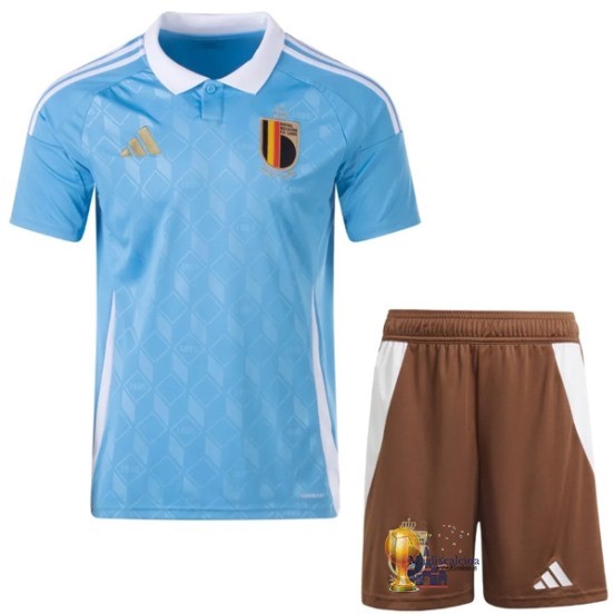 Away Conjunto De Uomo Belgio 2024 Blu