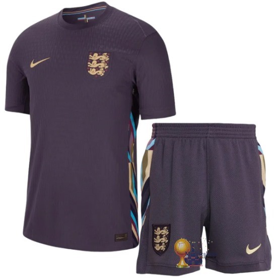 Away Conjunto De Uomo Inghilterra 2024 Purpureo