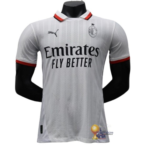 Away Jugadores Maglia AC Milan 2024 2025 Bianco