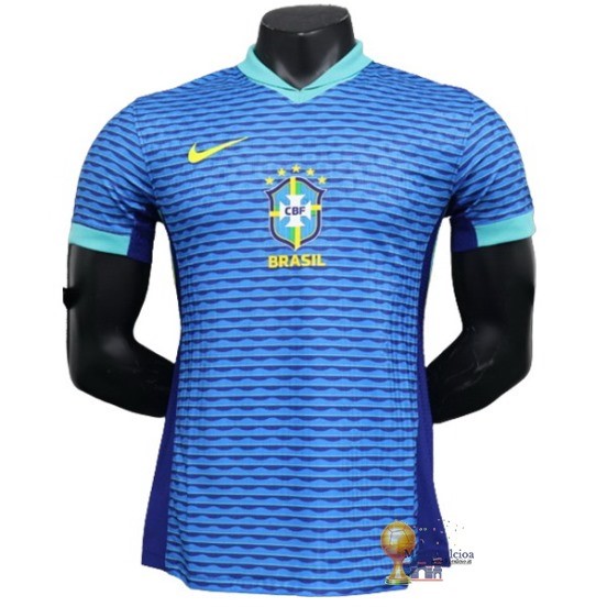 Away Jugadores Maglia Brasile 2024 Blu