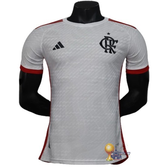 Away Jugadores Maglia Flamengo 2024 2025 Bianco