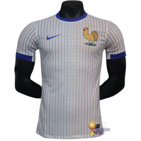 Away Jugadores Maglia Francia 2024 Bianco