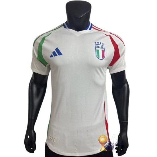 Away Jugadores Maglia Italia 2024 Bianco