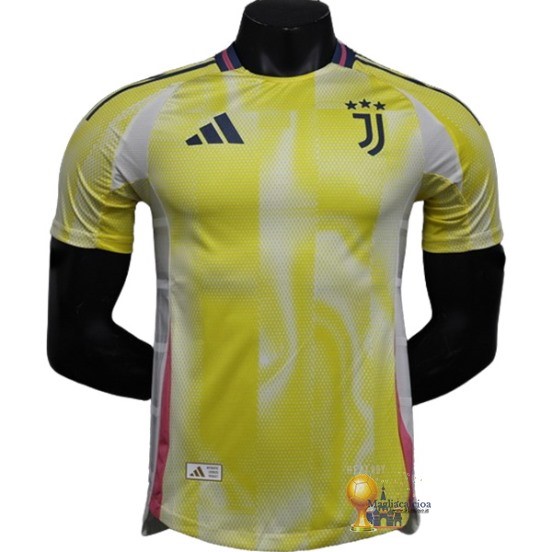 Away Jugadores Maglia Juventus 2024 2025 Giallo