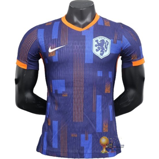 Away Jugadores Maglia Paesi Bassi 2024 Blu