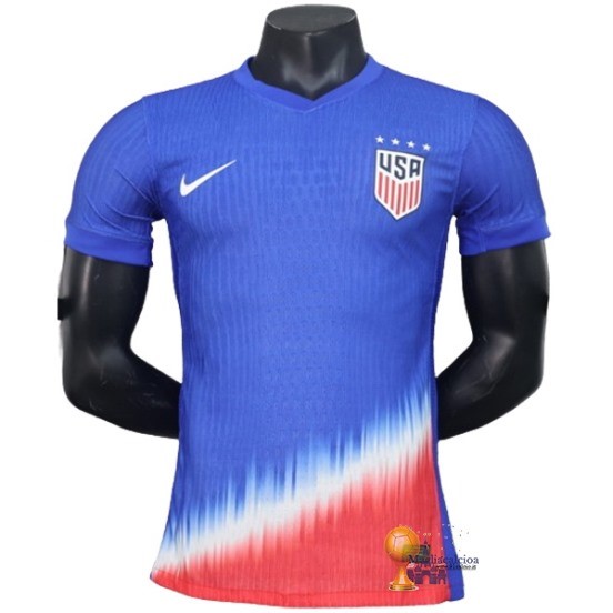 Away Jugadores Maglia Stati Uniti 2024 Blu