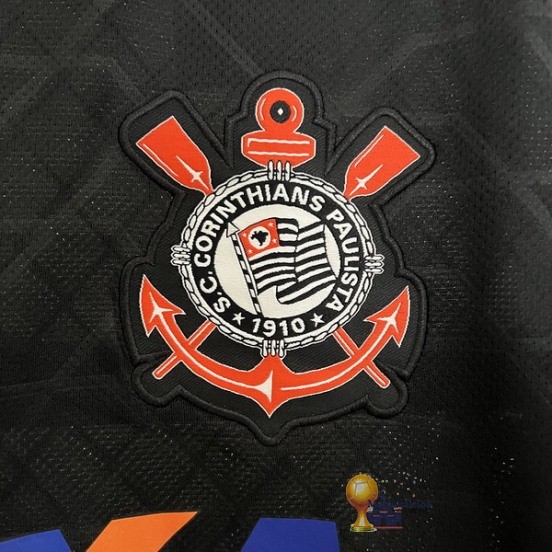 Away Maglia Corinthians Paulista Retro 2012 2013 Nero