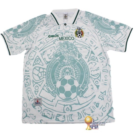 Away Maglia Mexico Retro 1999 Bianco