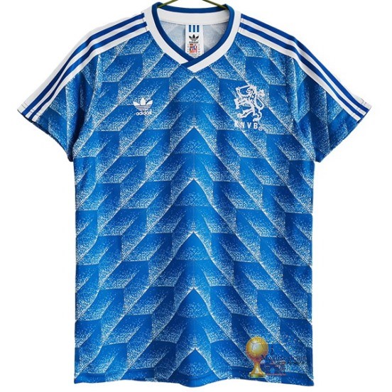 Away Maglia Paesi Bassi Retro 1988 Blu