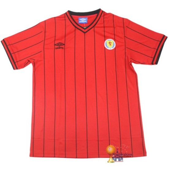 Away Maglia Scozia Retro 1982 Rosso