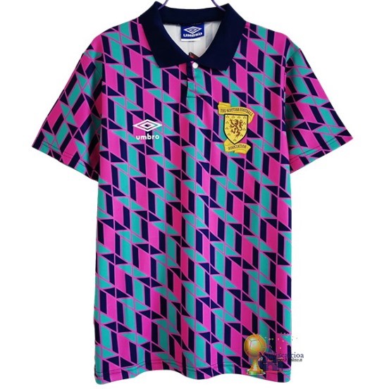 Away Maglia Scozia Retro 1988 1989 Purpureo