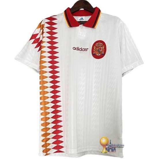 Away Maglia Spagna Retro 1994 Bianco