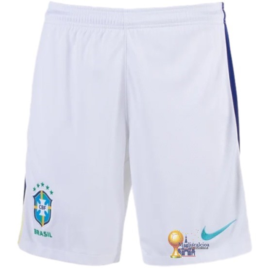 Away Pantaloni Brasile 2024 Bianco