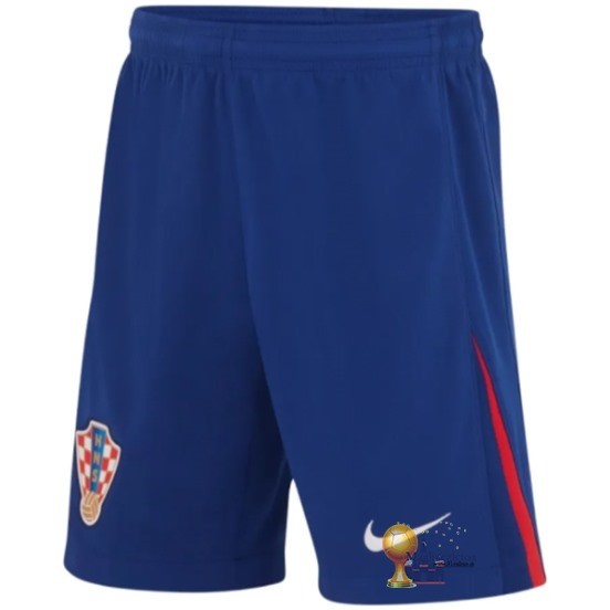 Away Pantaloni Croazia 2024 Blu