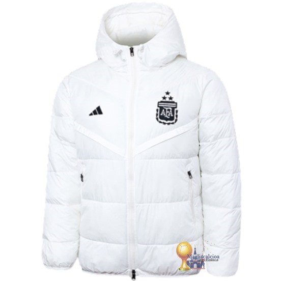 Chaqueta De Algodón Argentina 2023 Bianco