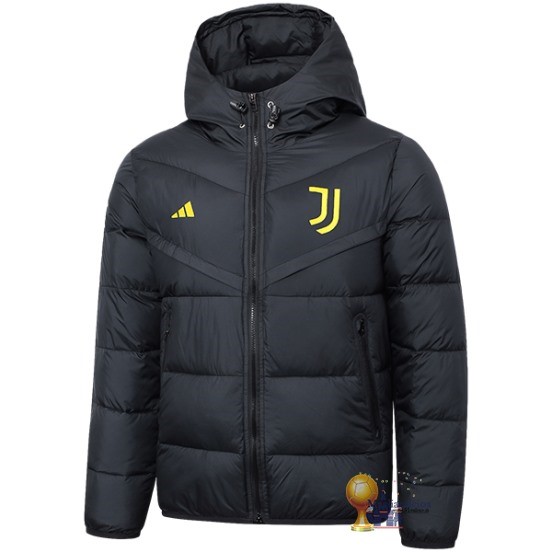 Chaqueta De Algodón Juventus 2023 2024 Nero