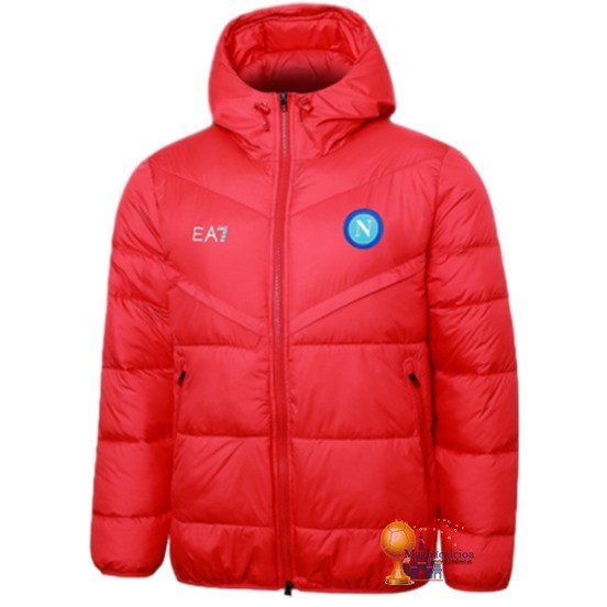 Chaqueta De Algodón Napoli 2023 2024 Rosso