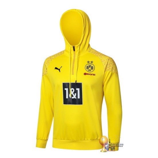 Felpa Cappuccio Borussia Dortmund 2023 2024 Giallo