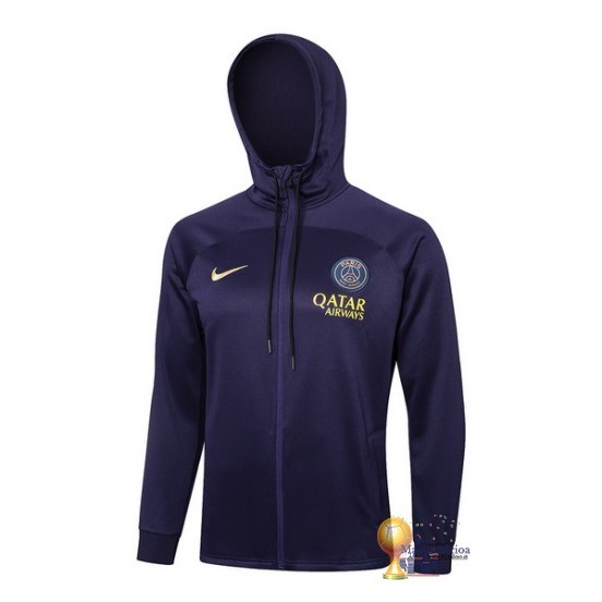 Felpa Cappuccio Paris Saint Germain 2023 2024 Purpureo