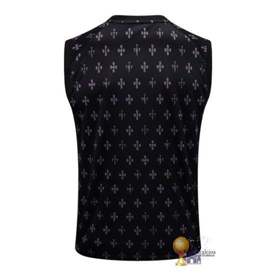 Formazione Senza Maniche Paris Saint Germain 2023 2024s Nero Rosa Bianco