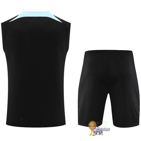 Formazione Senza Maniche Set Completo Inter Milán 2023 2024 Nero