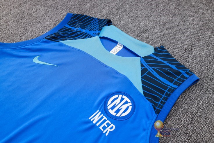 Formazione Senza Maniche Set Completo Inter Milán 2024 2025 Blu
