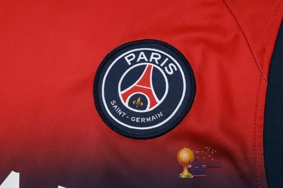 Formazione Senza Maniche Set Completo Paris Saint Germain 2023 2024 Rosso Blu