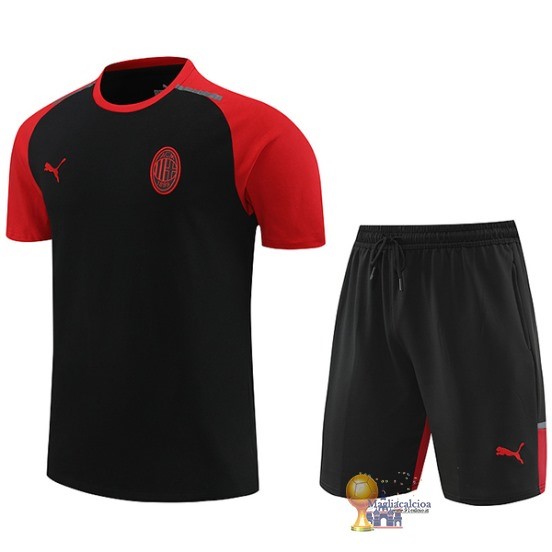 Formazione Set Completo AC Milan 2024 2025 Nero Rosso