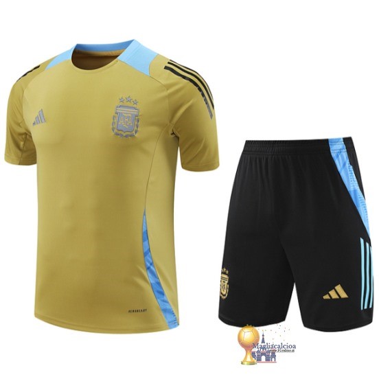 Formazione Set Completo Argentina 2024 Giallo Nero Blu