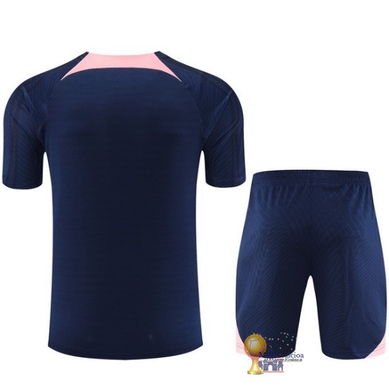 Formazione Set Completo Bambino Atlético Madrid 2023 2024 Blu Navy Rosa