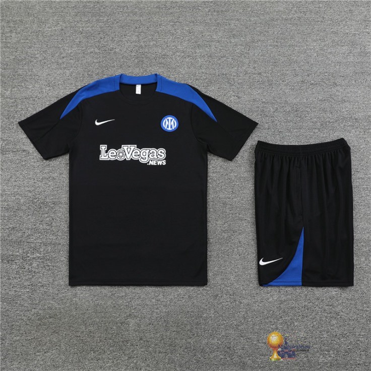 Formazione Set Completo Bambino Inter Milán 2023 2024 Nero Blu