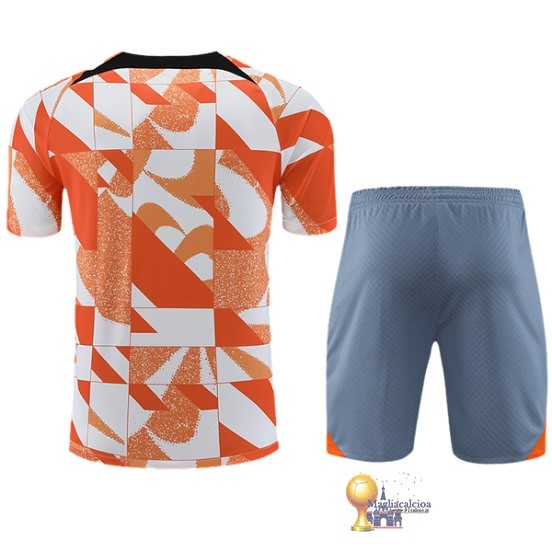 Formazione Set Completo Inter Milán 2023 2024 Arancione Bianco Grigio