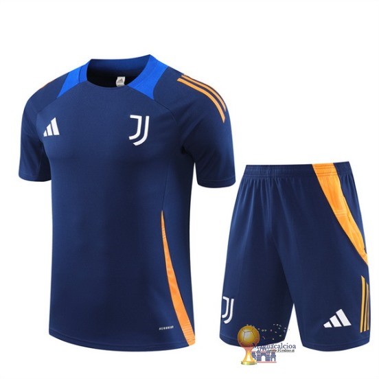 Formazione Set Completo Juventus 2024 2025 Blu Navy Arancione