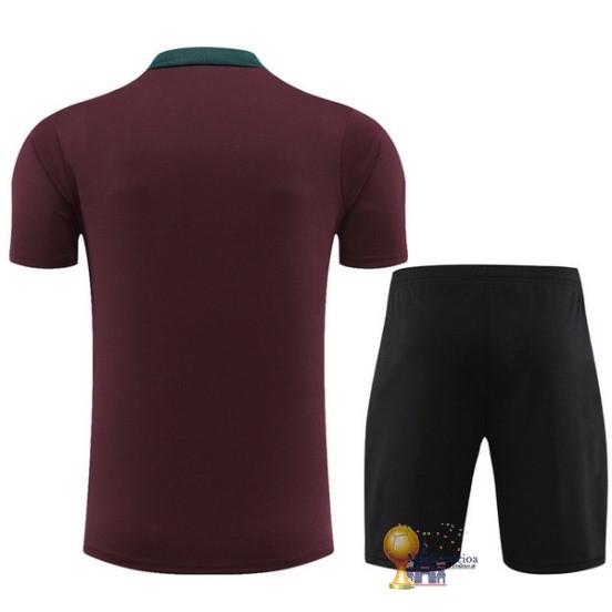 Formazione Set Completo Paris Saint Germain 2023 2024 Borgogna Nero