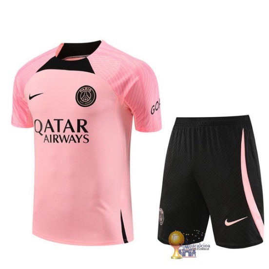 Formazione Set Completo Paris Saint Germain 2023 2024 Rosa Nero