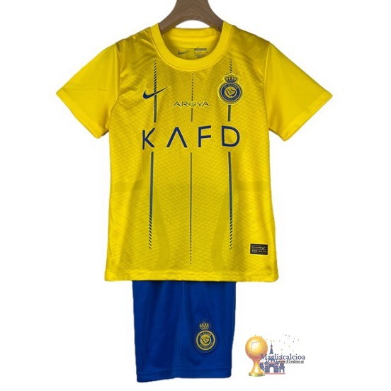 Home Conjunto De Bambino Al Nassr 2023 2024 Giallo