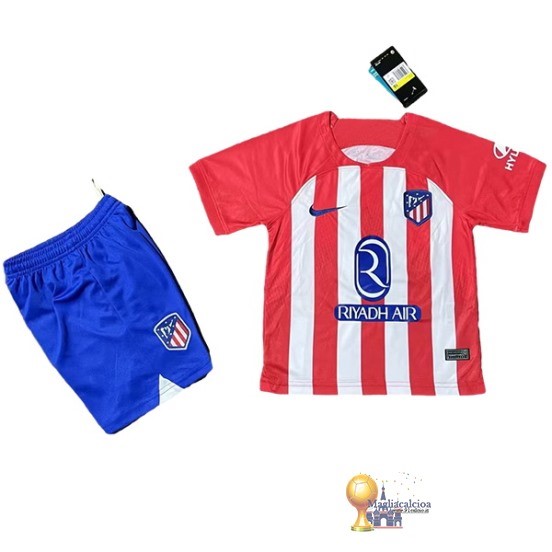 Home Conjunto De Bambino Atlético Madrid 2023 2024 Rosso