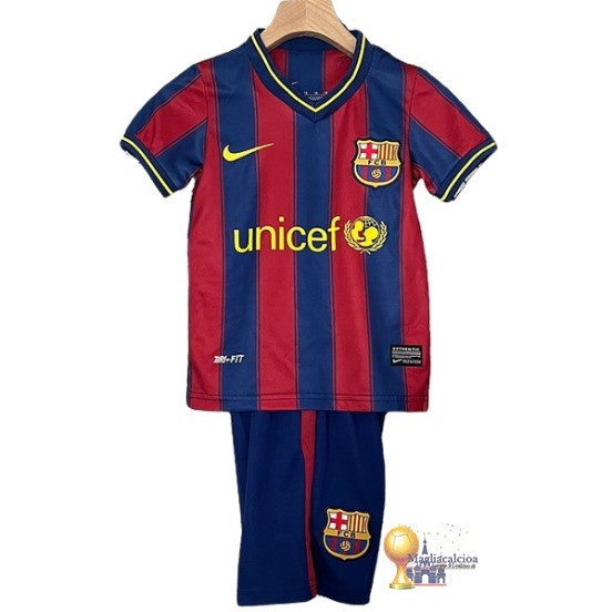 Home Conjunto De Bambino Barcelona Retro 2009 2010 Rosso Blu