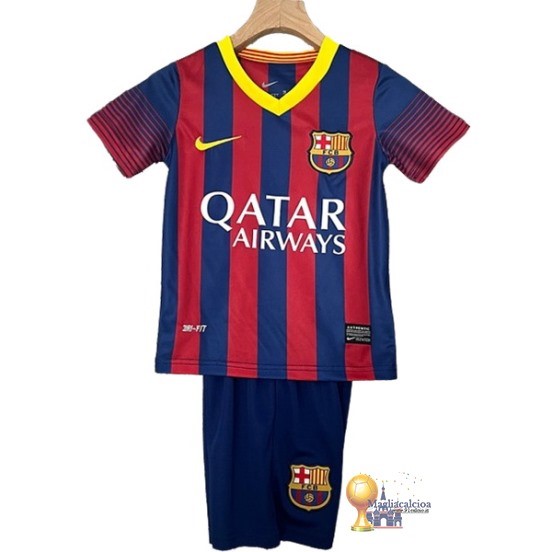 Home Conjunto De Bambino Barcelona Retro 2013 2014 Rosso Blu