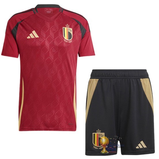 Home Conjunto De Bambino Belgio 2024 Rosso