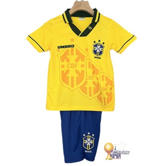 Home Conjunto De Bambino Brasile Retro 1994 Giallo