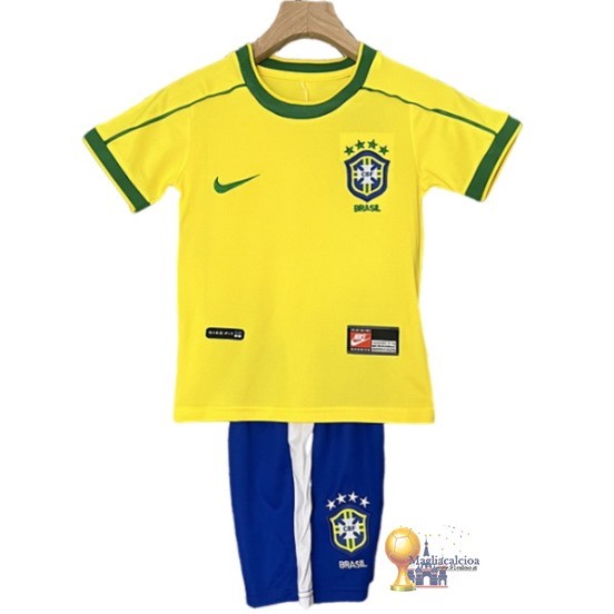 Home Conjunto De Bambino Brasile Retro 1998 Giallo