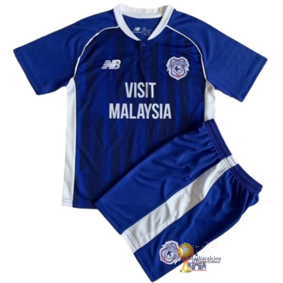 Home Conjunto De Bambino Cardiff City 2023 2024 Blu